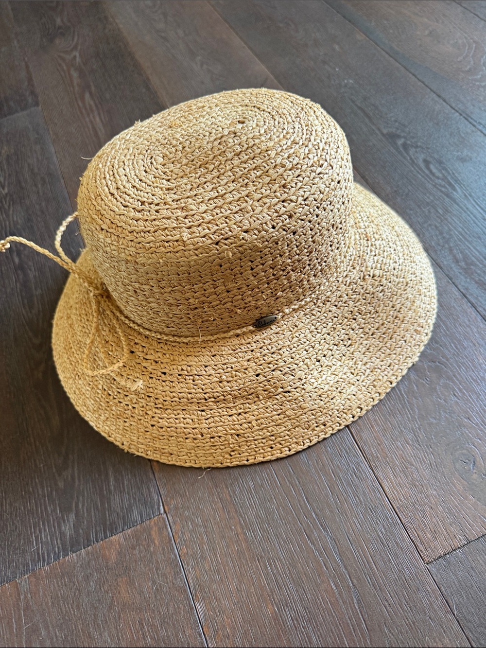 Callanan Natural Straw Sun Hat - Neutral Tan